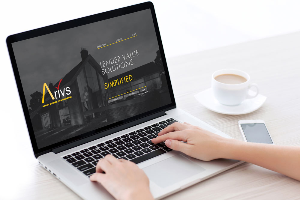 Arivs logo on laptop - Frequently Asked Questions for Appraisal Management Companies
